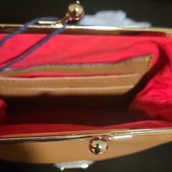 Dooney & Bourke Brown Leather Coin Purse - Picture 3 of 4